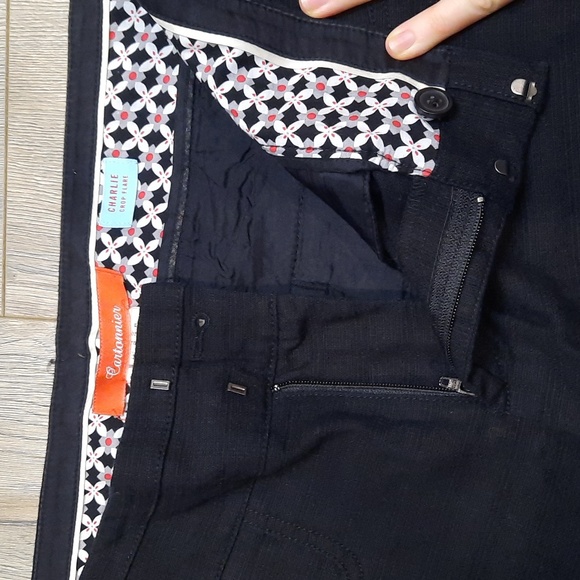 Cartonnier black Charlie Crop Flare pants, size 10 - Picture 5 of 11